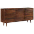 Robinson - Sideboard with 6 Drawers 1750 x 400 x 820 mm Solid Mango Wood